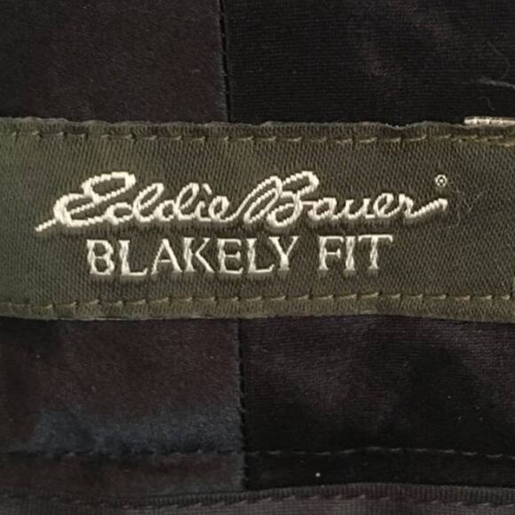 VTG EDDIE BAUER Blakely Fit Wide Leg Bootcut Wool Pants in Gray SZ 14 - Picture 6 of 9